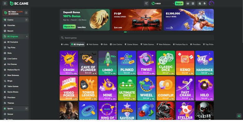 Explore the Revolutionary Features of BC.Game Platform